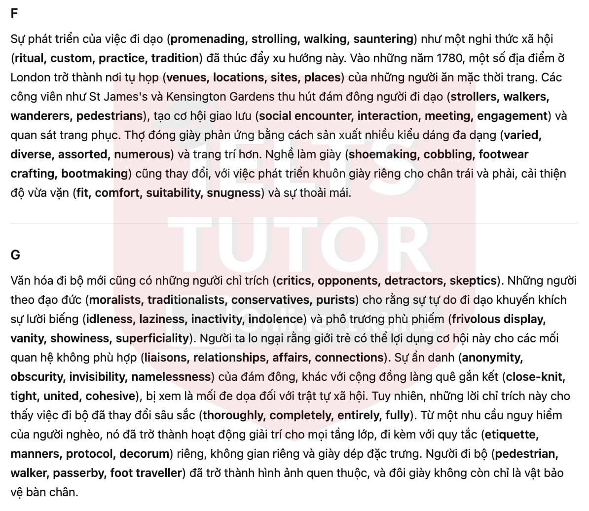 🔥Walking and shoes in eighteenth-century London Answers with location - Đề thi thật IELTS READING- Làm bài online format computer-based, kèm đáp án, dịch & giải thích từ vựng - cấu trúc ngữ pháp khó 🔥Walking and shoes in eighteenth-century London Answers with location - Đề thi thật IELTS READING- Làm bài online format computer-based, kèm đáp án, dịch & giải thích từ vựng - cấu trúc ngữ pháp khó