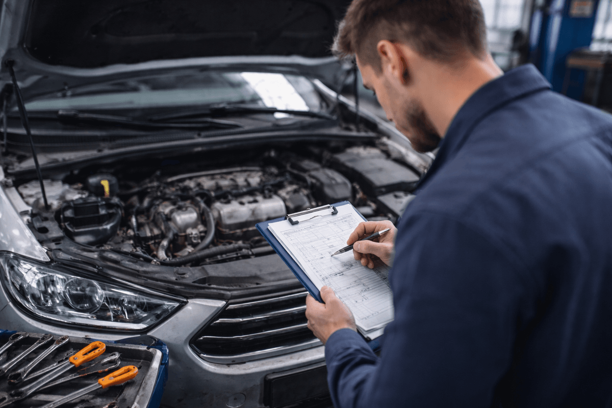 Mechanik sprawdzający stan silnika po intensywnej eksploatacji – wpływ stylu jazdy na zużycie samochodu w Poznaniu Mechanik sprawdzający stan silnika po intensywnej eksploatacji – wpływ stylu jazdy na zużycie samochodu w Poznaniu