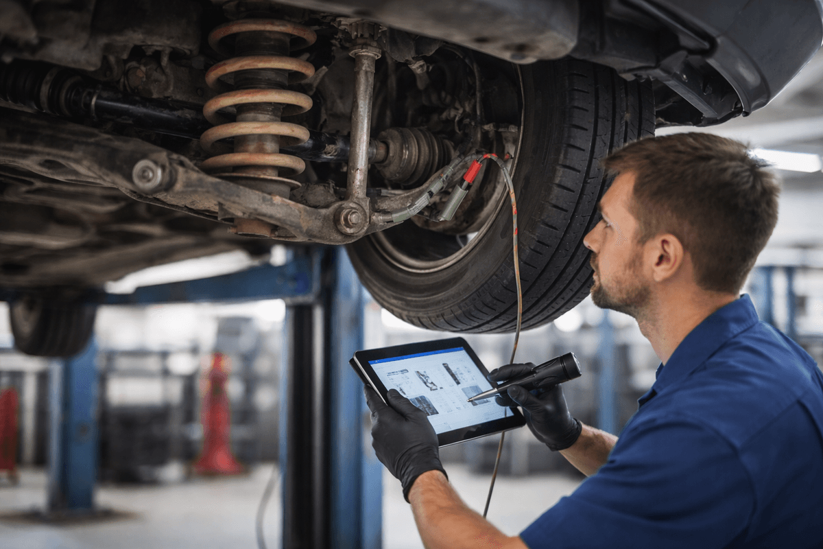 diagnostyka zawieszenia samochodu w warsztacie samochodowym diagnostyka zawieszenia samochodu w warsztacie samochodowym