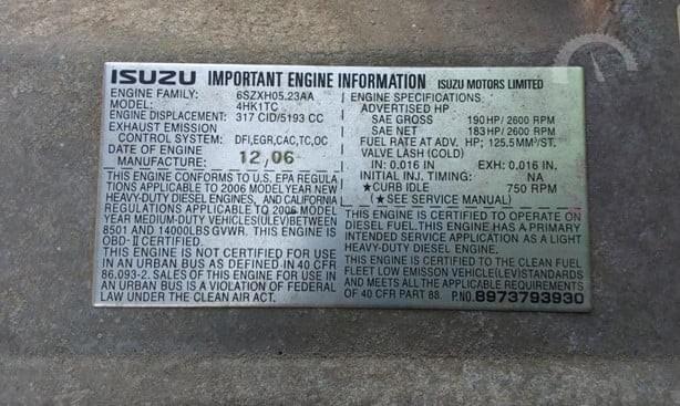 2006 ISUZU NPR HD