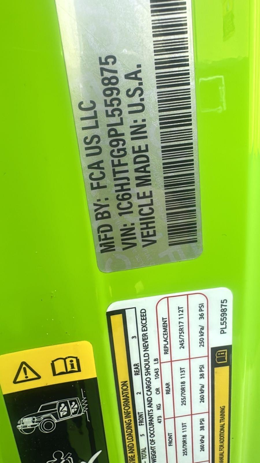 2023 JEEP GLADIATOR OVERLAND