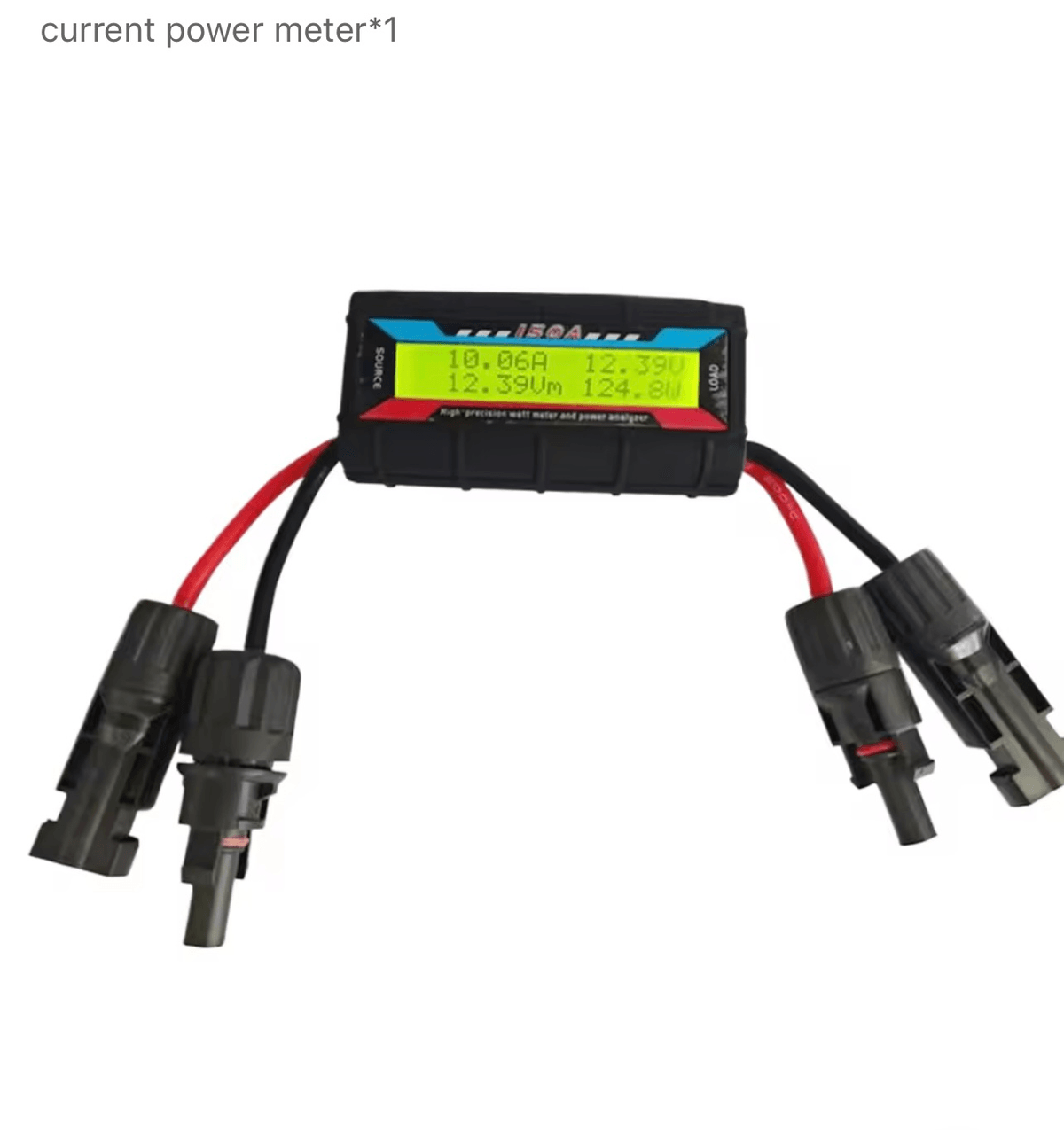 High‑Precision Solar Power Meter (150A/200A)