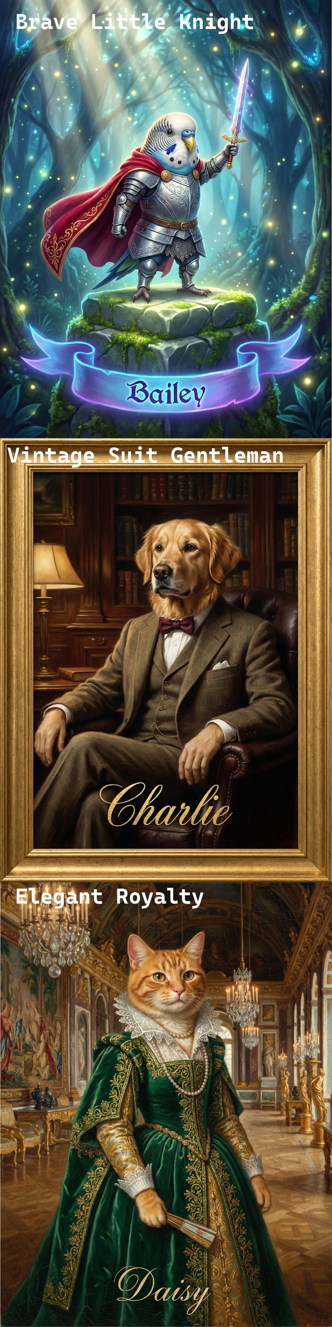 Personified Pet Portrait