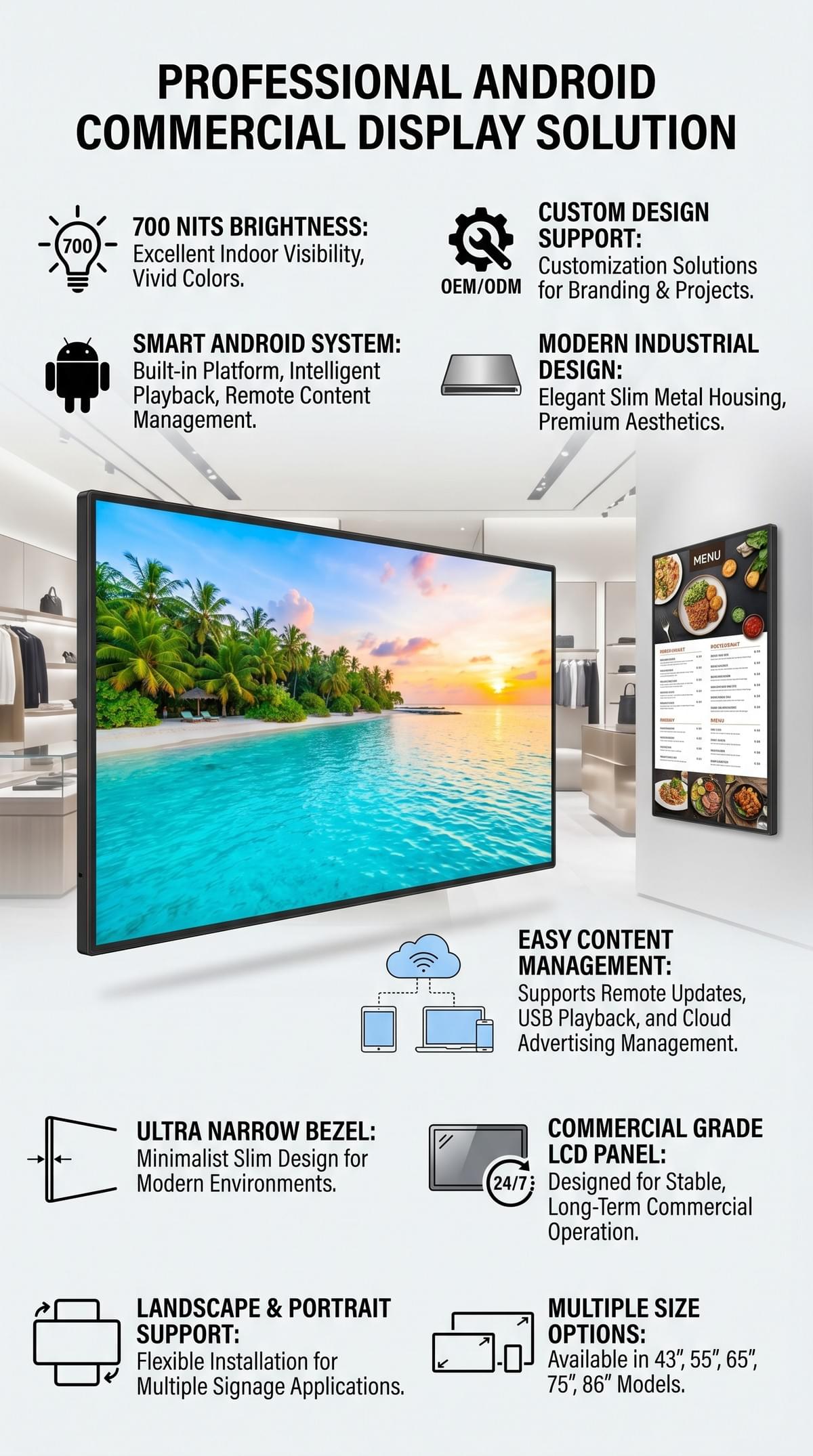 32 inch Digital Signage
