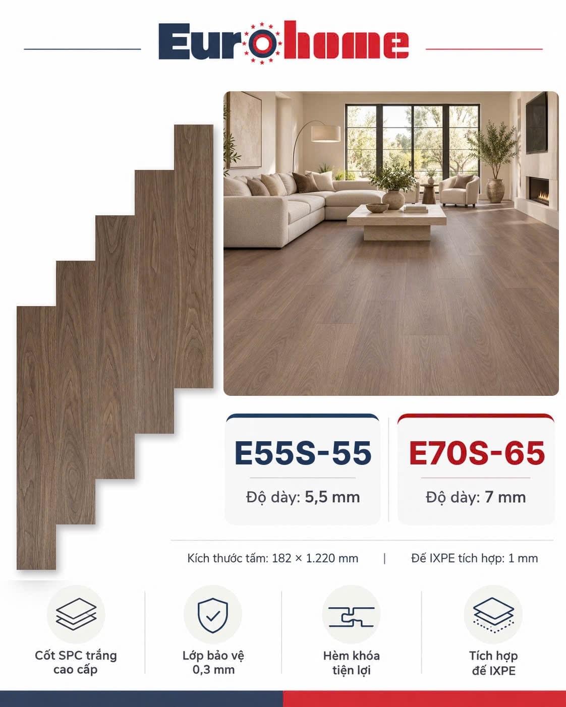 Our PVC flooring solutions are designed for versatile applications, providing a range of colors and patterns to fit any design vision. Known for their easy maintenance and high durability, our PVC floors are suitable for high-traffic areas in both homes and commercial establishments. PVC Flooring Our Premium Flooring Solutions A premium flooring brand providing SPC, engineered wood, and PVC flooring solutions for modern spaces. Minimalist design, high durability, and suitable for residential and commercial projects across Vietnam. Bilingual (English & Vietnamese). Our PVC flooring solutions are designed for versatile applications, providing a range of colors and patterns to fit any design vision. Known for their easy maintenance and high durability, our PVC floors are suitable for high-traffic areas in both homes and commercial establishments. PVC Flooring Our Premium Flooring Solutions A premium flooring brand providing SPC, engineered wood, and PVC flooring solutions for modern spaces. Minimalist design, high durability, and suitable for residential and commercial projects across Vietnam. Bilingual (English & Vietnamese).