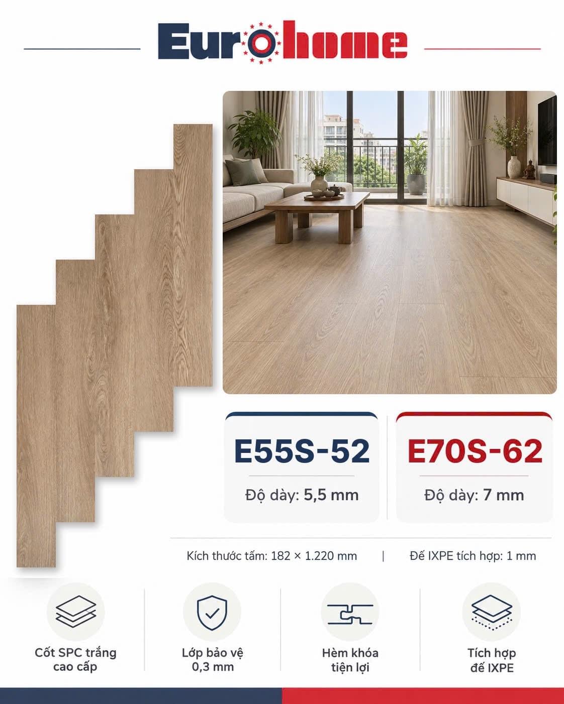Experience the elegance of our engineered wood flooring, crafted from high-quality materials to provide a beautiful and sustainable option for your interiors. This flooring solution offers the warmth of natural wood while ensuring stability and resistance to environmental changes, perfect for any modern space. Engineered Wood Flooring Our Premium Flooring Solutions A premium flooring brand providing SPC, engineered wood, and PVC flooring solutions for modern spaces. Minimalist design, high durability, and suitable for residential and commercial projects across Vietnam. Bilingual (English & Vietnamese). Experience the elegance of our engineered wood flooring, crafted from high-quality materials to provide a beautiful and sustainable option for your interiors. This flooring solution offers the warmth of natural wood while ensuring stability and resistance to environmental changes, perfect for any modern space. Engineered Wood Flooring Our Premium Flooring Solutions A premium flooring brand providing SPC, engineered wood, and PVC flooring solutions for modern spaces. Minimalist design, high durability, and suitable for residential and commercial projects across Vietnam. Bilingual (English & Vietnamese).