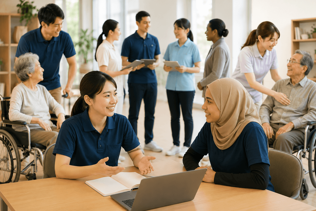 Learn care techniques based on international standards and acquire practical skills. specialized education program Our company's service International Nurse Certification Course Learn care techniques based on international standards and acquire practical skills. specialized education program Our company's service International Nurse Certification Course