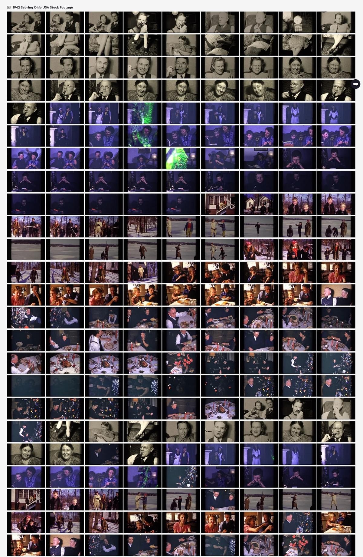 1942 Sebring Ohio, 8mm film home movies stock footage 1942 Sebring Ohio, 8mm film home movies stock footage