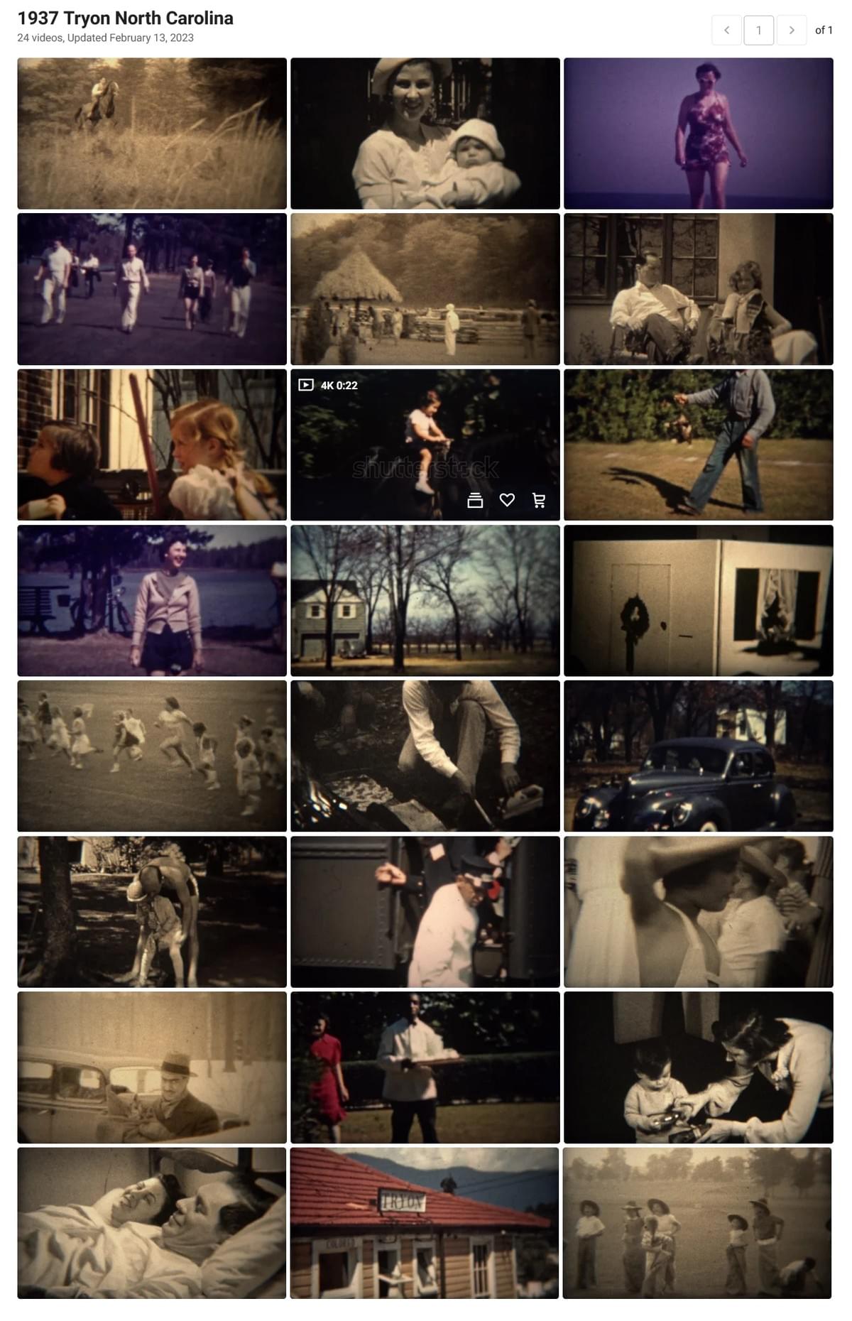 1937 Tryon North Carolina, 8mm film home movies stock footage 1937 Tryon North Carolina, 8mm film home movies stock footage