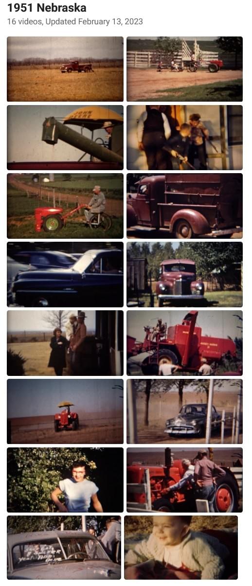 1951 Nebraska, 8mm film home movie stock footage 1951 Nebraska, 8mm film home movie stock footage