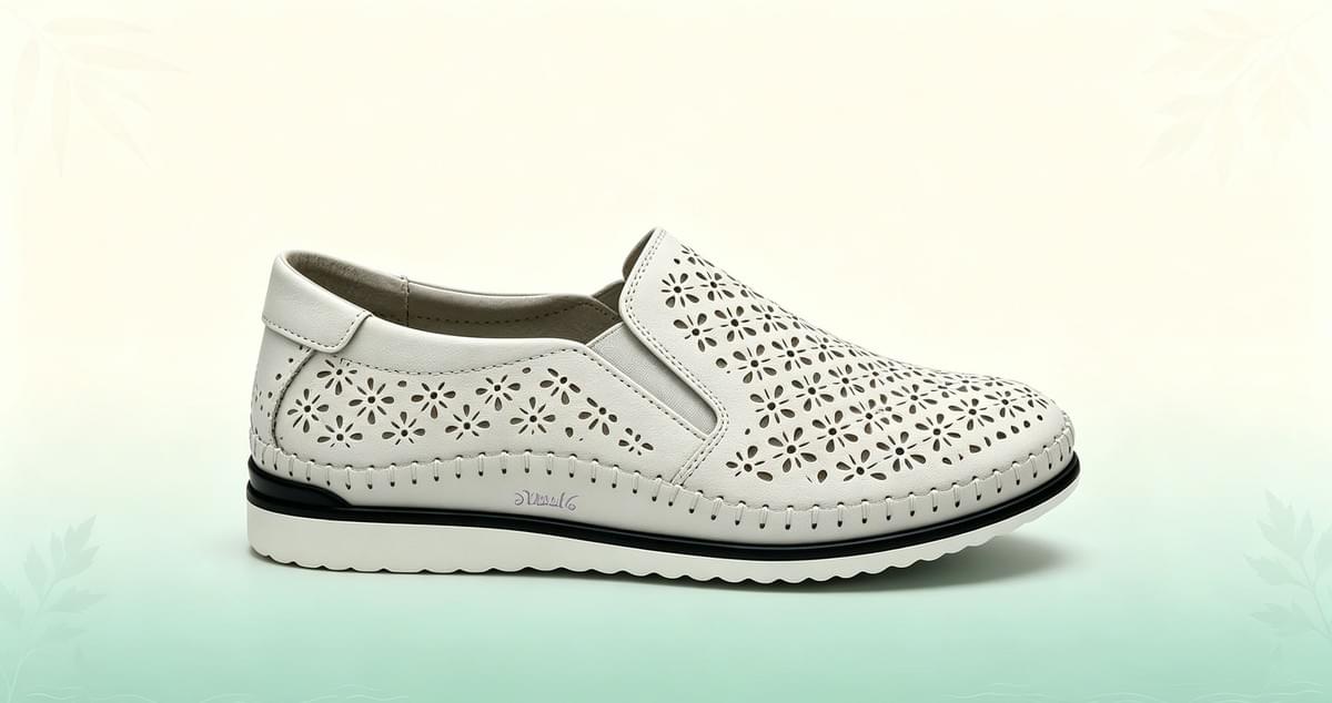 white-floral-perforated-leather-loafers-women white-floral-perforated-leather-loafers-women
