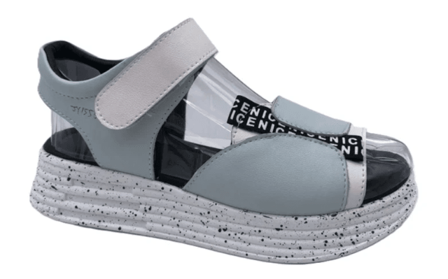 Two-tone Leather Sandals Two-tone Leather Sandals