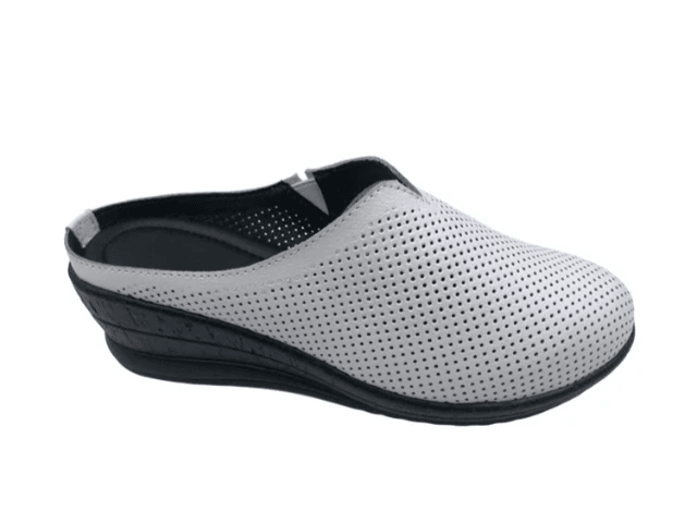 Slip-On Leather Heels Mules Slip-On Leather Heels Mules