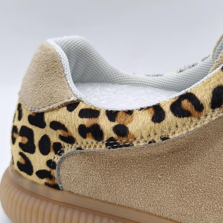 Close-up of genuine leather upper and cushioned insole – premium footwear material Close-up of genuine leather upper and cushioned insole – premium footwear material