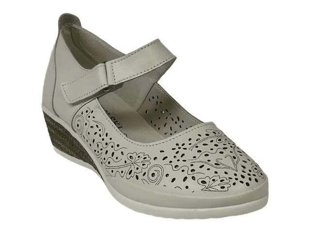 PÓŁBUTY DAMSKIE NA PLATFORMIE RZEP SKÓRA PÓŁBUTY DAMSKIE NA PLATFORMIE RZEP SKÓRA