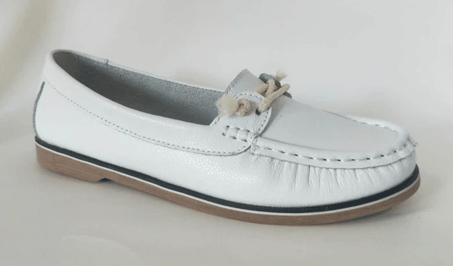 White-slip on loafers womens manufacturer White-slip on loafers womens manufacturer