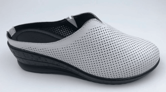 Slip-On Leather Heels Mules Slip-On Leather Heels Mules