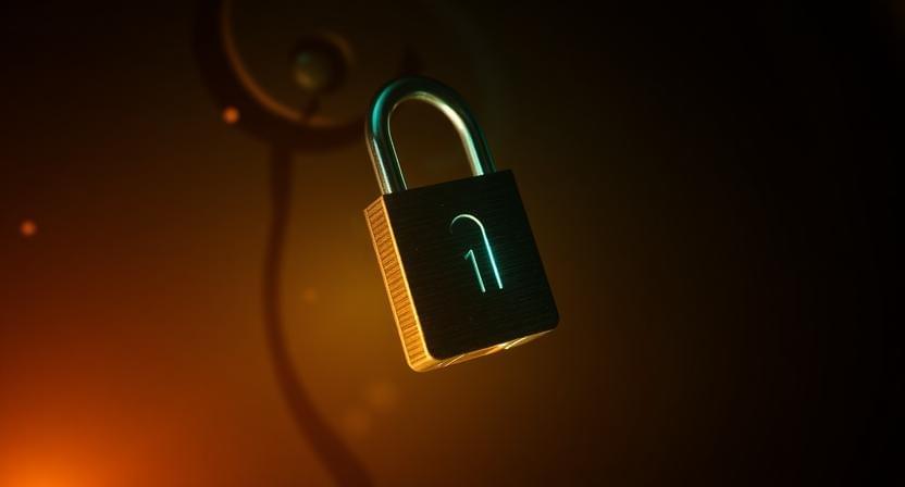 Un bouclier doré gravé d'une empreinte digitale humaine, protégeant une pile de parchemin lumineux d'une tempête de "0" et "1" numériques. Un look propre et professionnel qui symbolise l'intégrité des données et la protection de la créativité humaine en 2026. Un bouclier doré gravé d'une empreinte digitale humaine, protégeant une pile de parchemin lumineux d'une tempête de "0" et "1" numériques. Un look propre et professionnel qui symbolise l'intégrité des données et la protection de la créativité humaine en 2026.