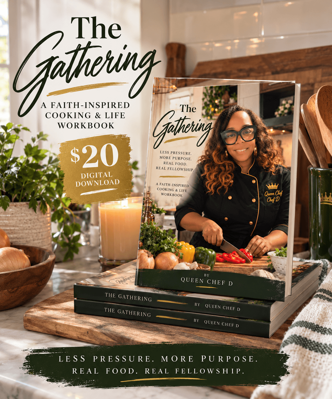 The Gathering: A Faith-Inspired Cooking & Life Workbook