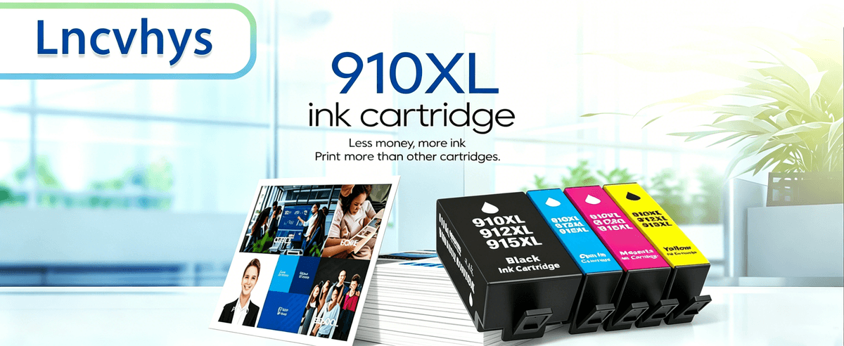 910XL Ink Cartridges Combo Pack for hp Printers, Compatible for hp officejet