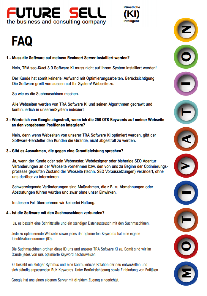 Unser FAQ for YOU Unser FAQ for YOU