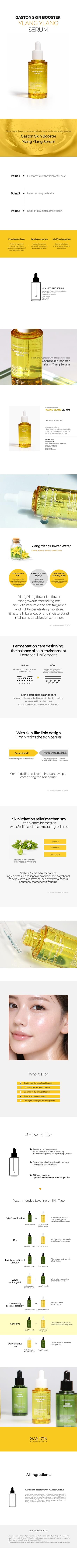 GASTON SKIN BOOSTER YLANG YLANG SERUM