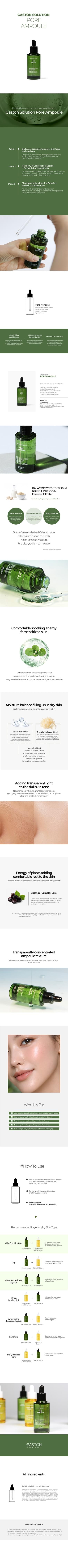 GASTON SOLUTION PORE AMPOULE