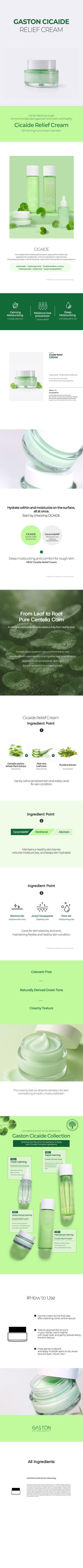 GASTON CICAIDE RELIEF CREAM