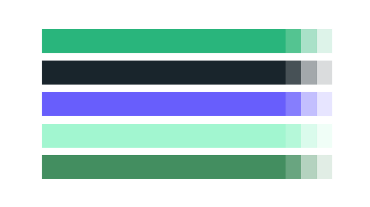 La palette de couleurs de Waste Marketplace se compose de 5 couleurs différentes. La palette de couleurs de Waste Marketplace se compose de 5 couleurs différentes.
