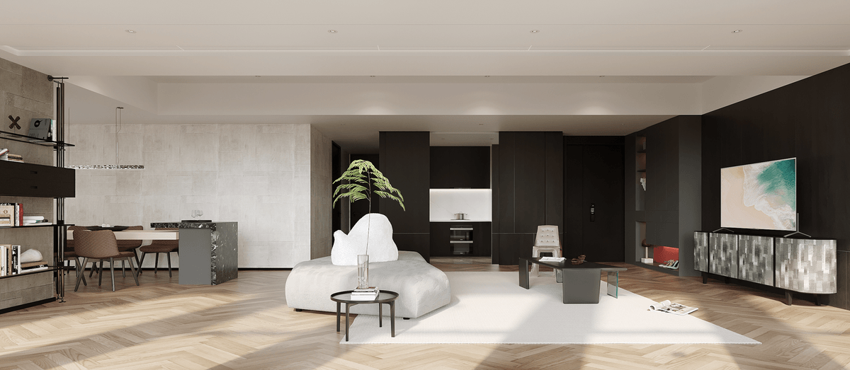 Cartier Skyline, luminous spacious halls with sweeping metropolitan vistas