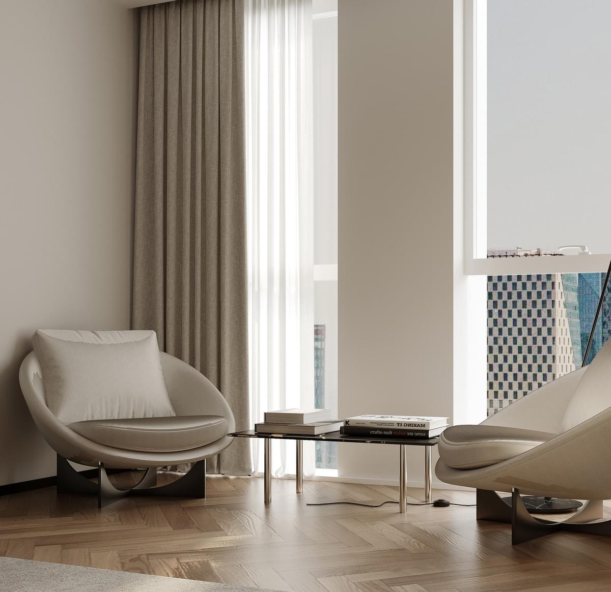 Cartier Skyline, luminous spacious halls with sweeping metropolitan vistas