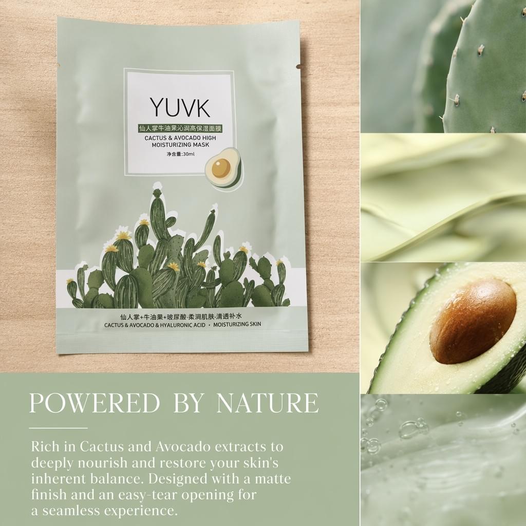 Cactus & Avocado High Moisturizing Mask