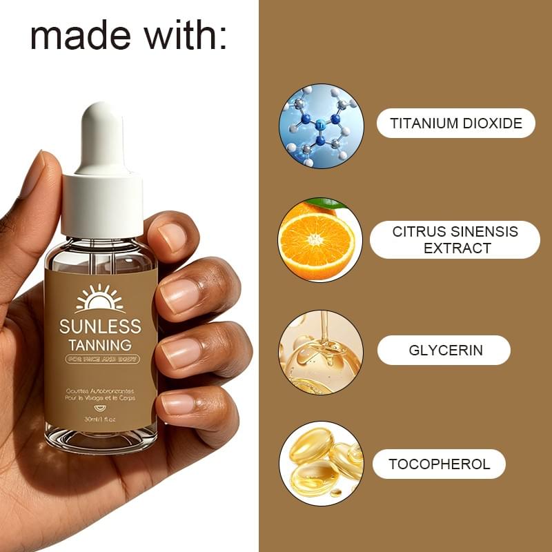 Sunless Tanning Drops – Face & Body