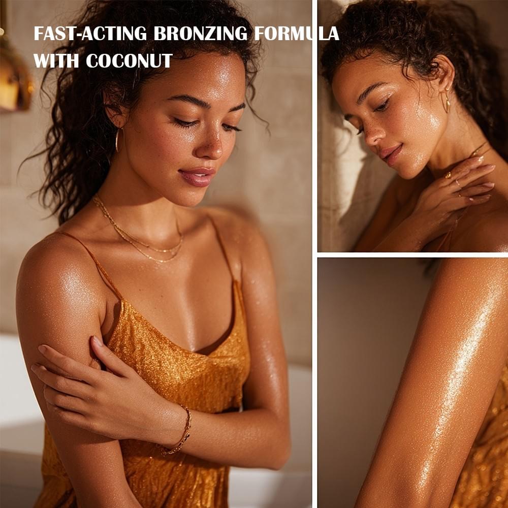 Sunless Tanning Oil with Coconut Oil