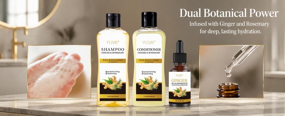 Ginger & Rosemary Shampoo + Conditioner Set