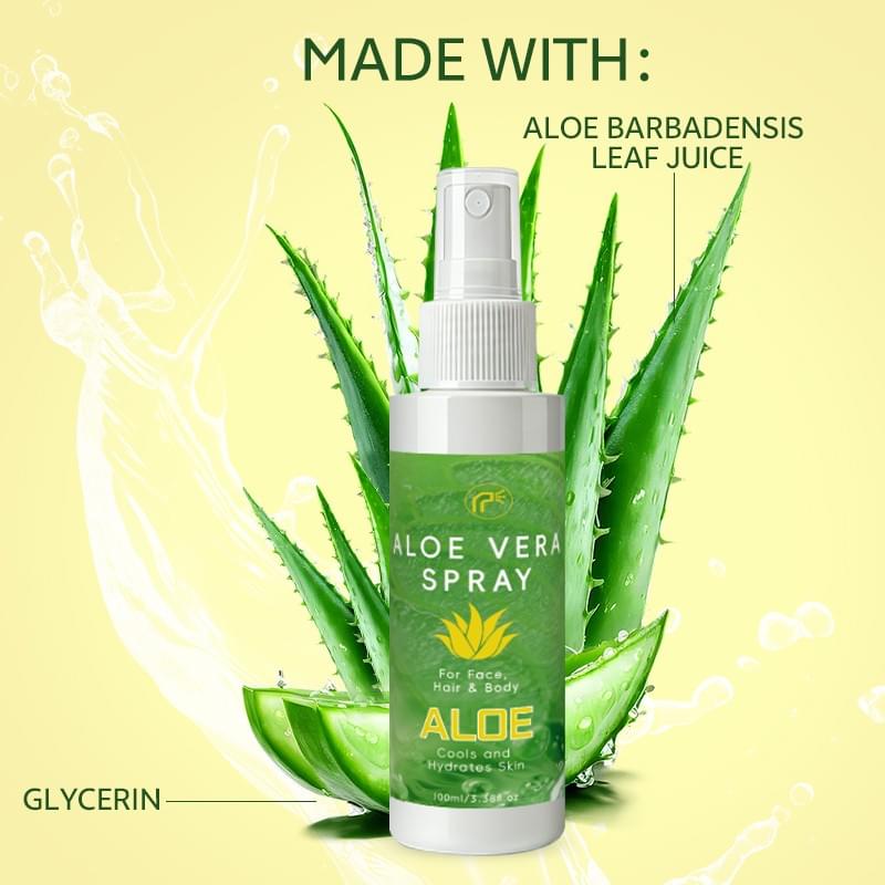 Aloe Vera Spray – For Face, Hair & Body