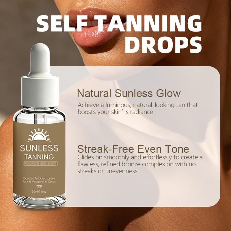 Sunless Tanning Drops – Face & Body