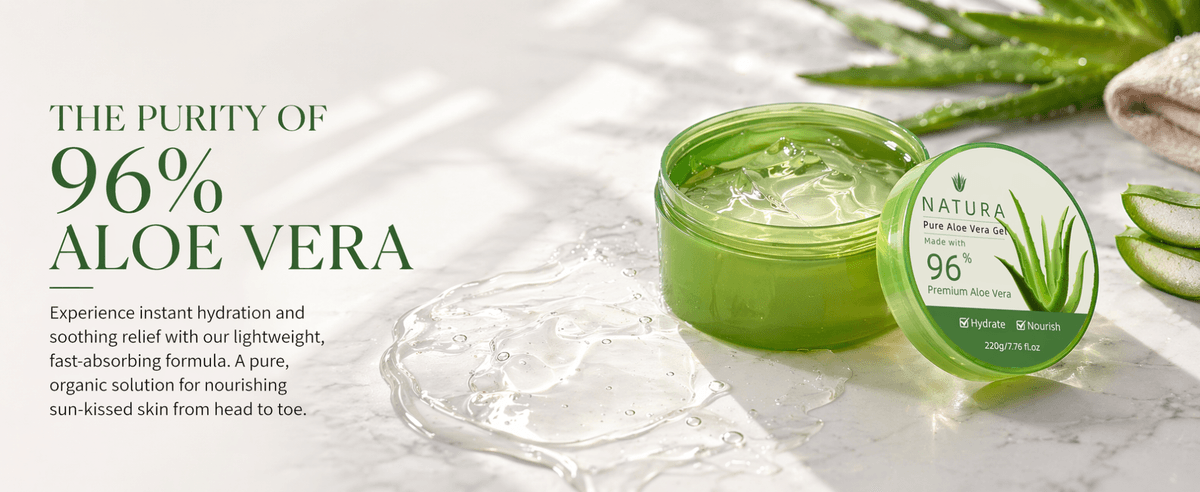Pure Aloe Vera Gel – 96% Pure Aloe Vera