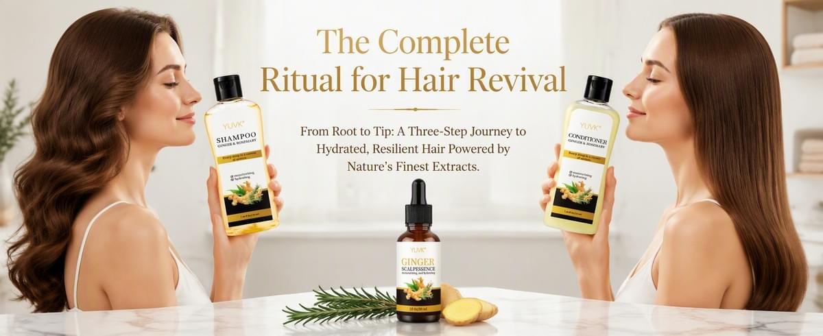 Ginger & Rosemary Shampoo + Conditioner Set