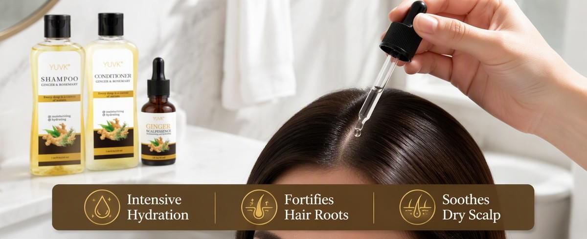 Ginger & Rosemary Shampoo + Conditioner Set