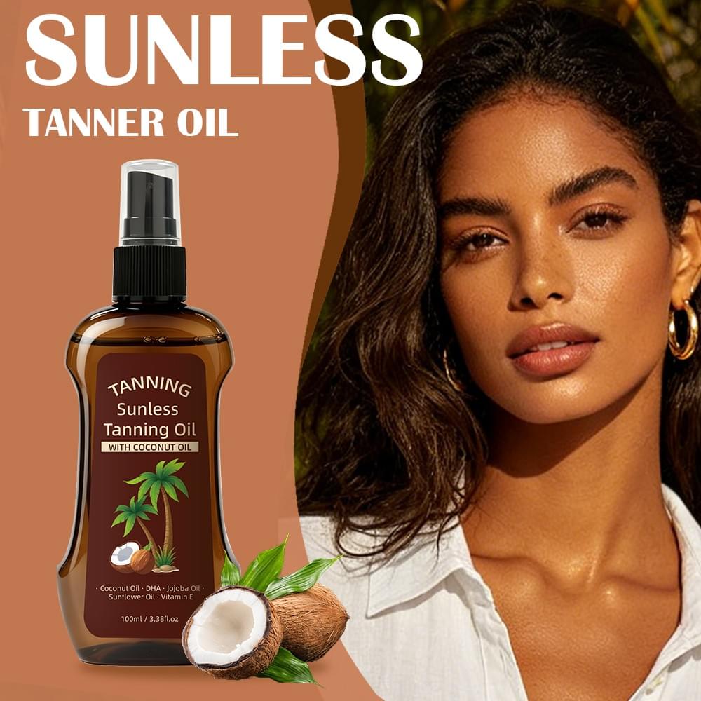 Sunless Tanning Oil with Coconut Oil