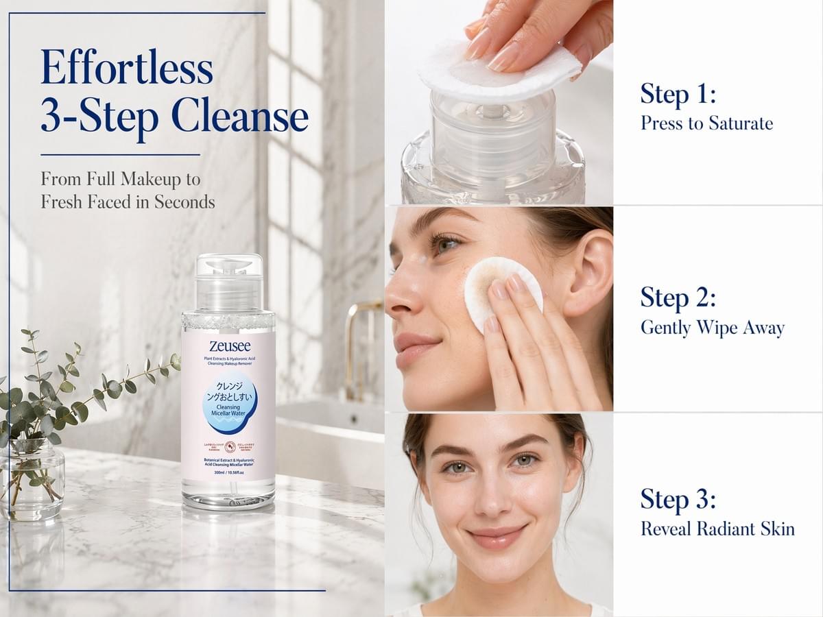 Botanical Extract & Hyaluronic Acid Cleansing Micellar Water
