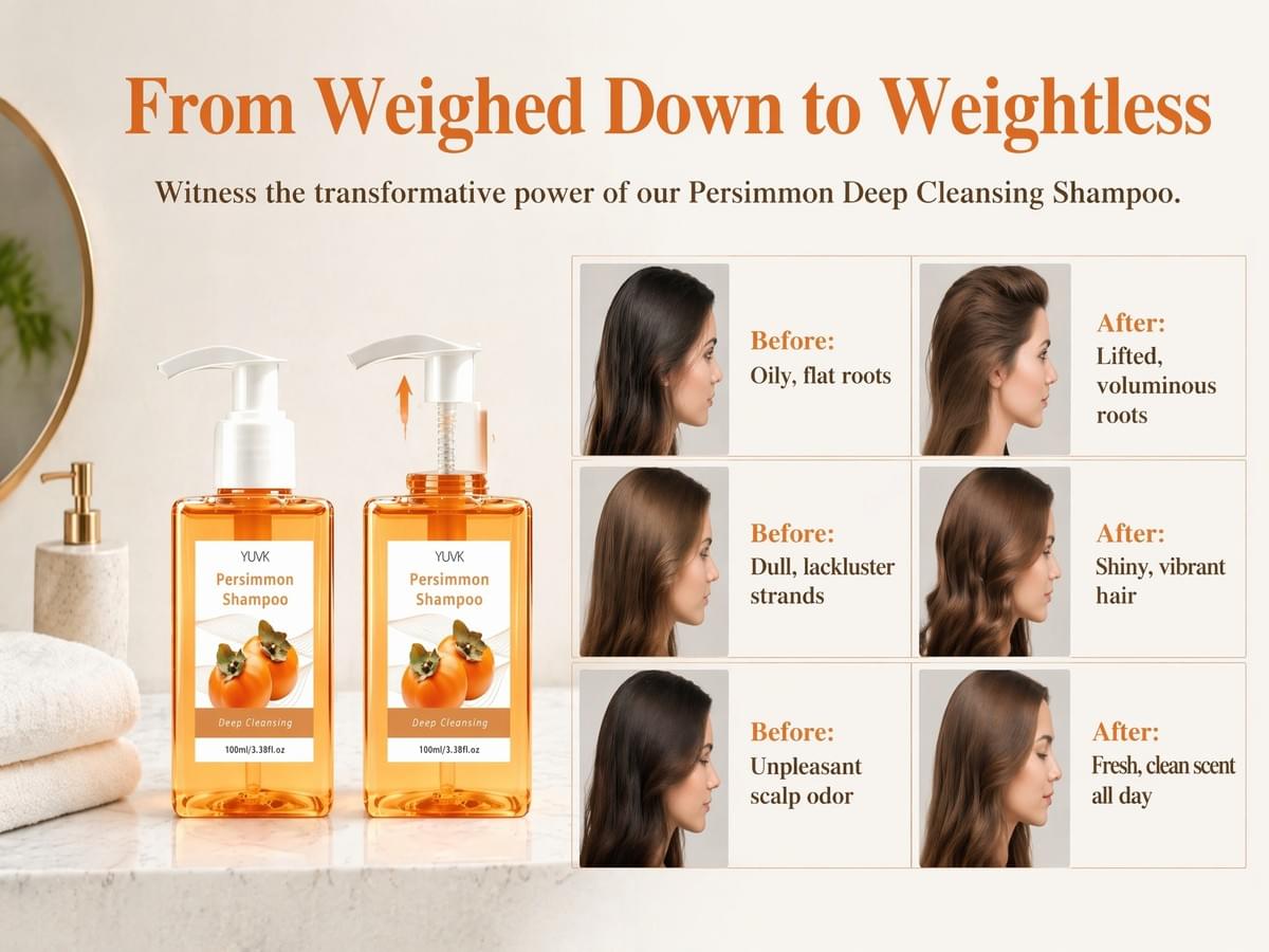 Persimmon Shampoo – Deep Cleansing