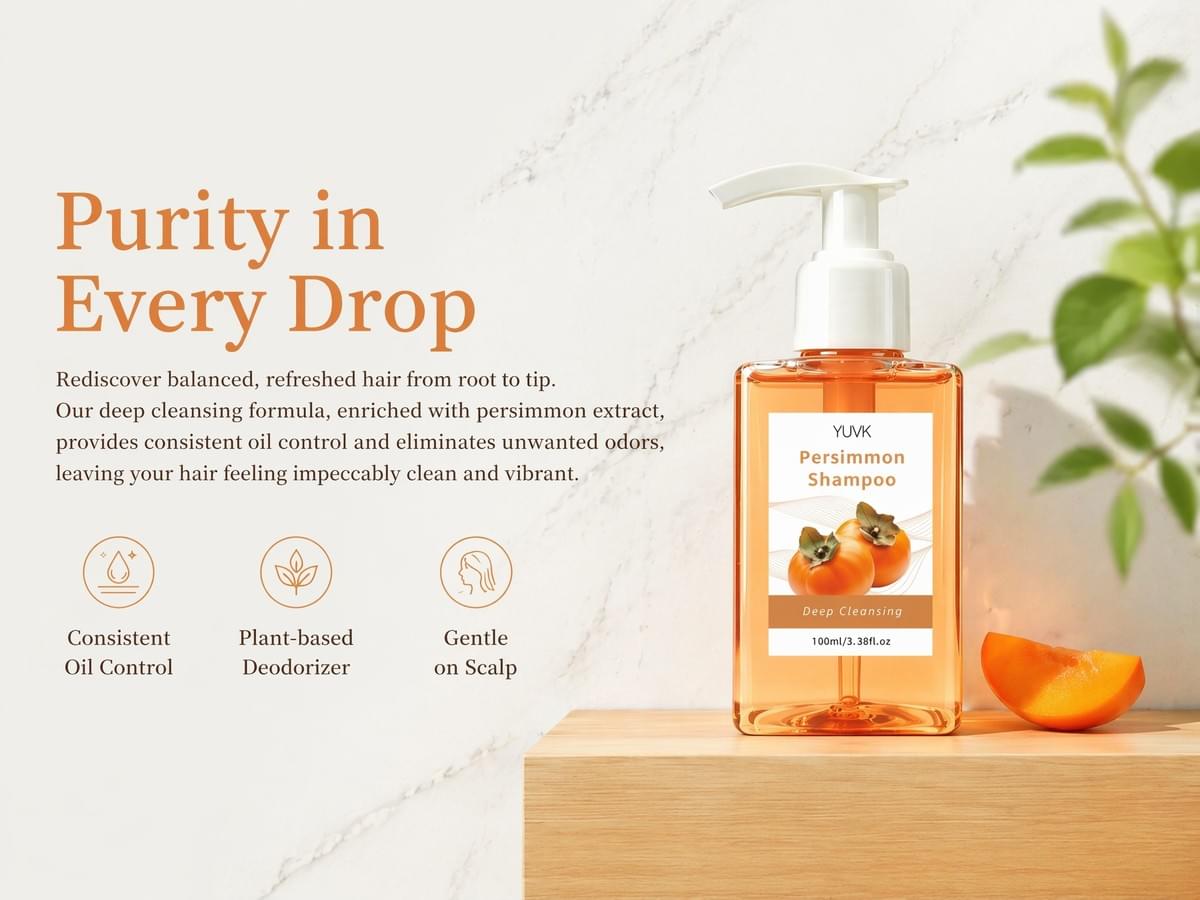 Persimmon Shampoo – Deep Cleansing