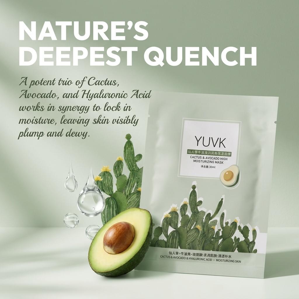 Cactus & Avocado High Moisturizing Mask