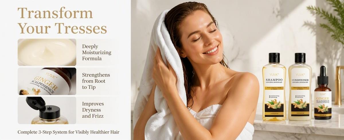 Ginger & Rosemary Shampoo + Conditioner Set