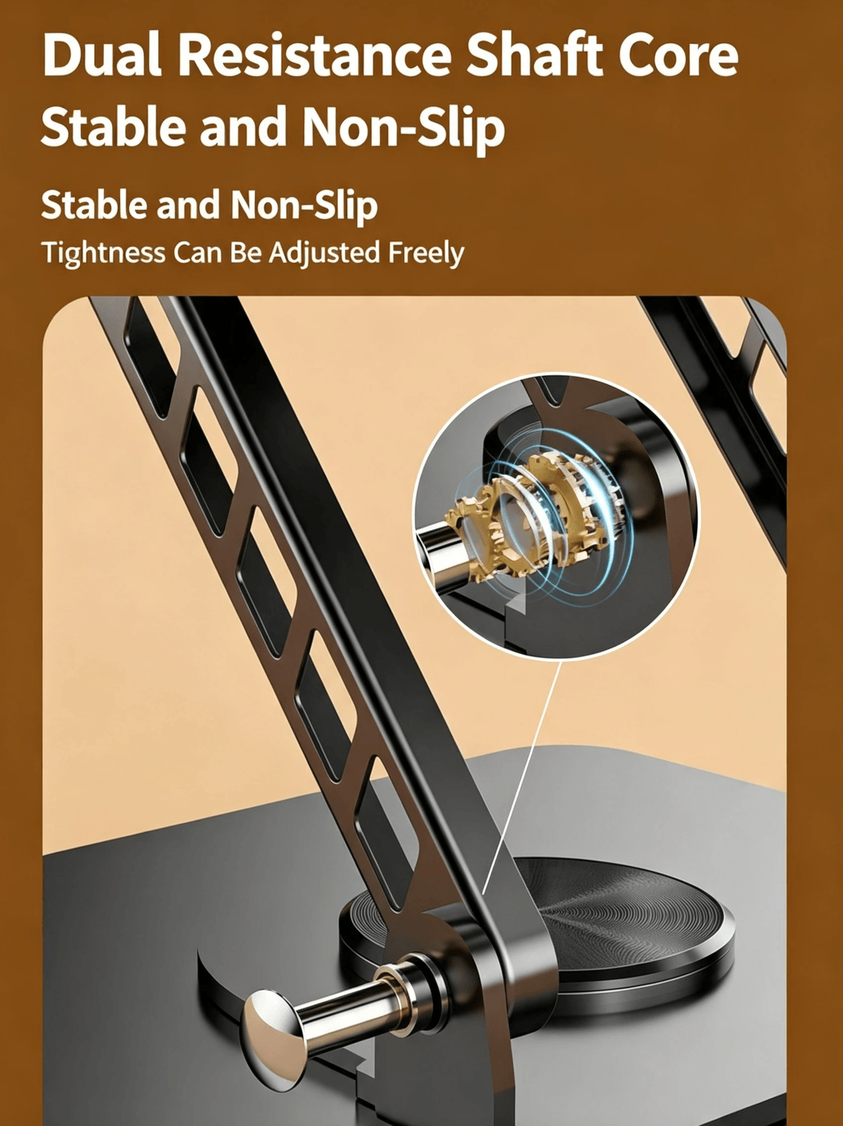 Dual‑Fan Cooling Laptop Stand | 360° Rotation Ergonomic Aluminum Alloy Notebook Holder