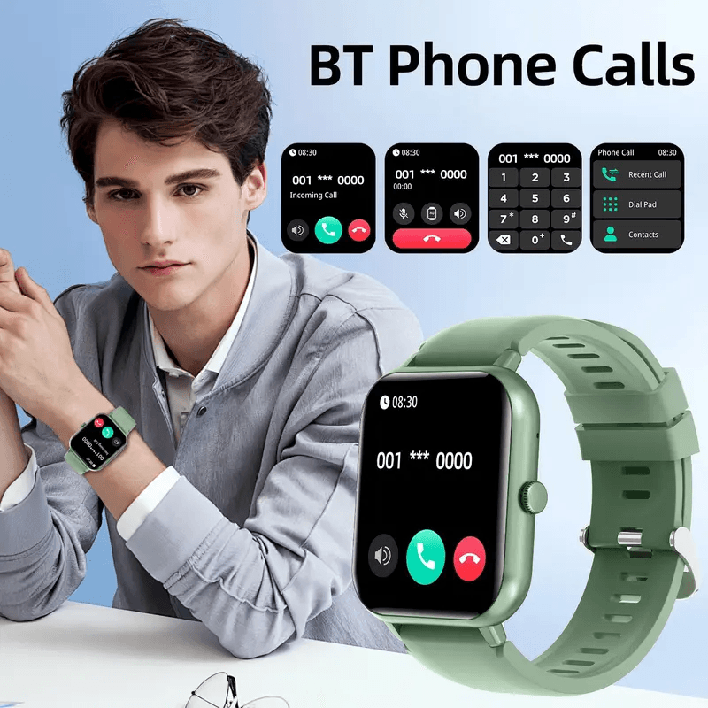 1.83 Inch Smart Watch Bluetooth Call Fitness Tracker Sports Waterproof Smartwatch For Android IOS