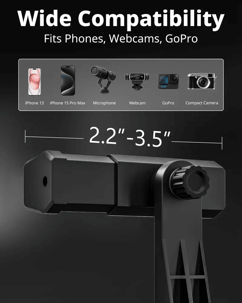 Ring Light with Tripod & Bluetooth Remote, Dimmable Selfie Light for Live Makeup Vlog