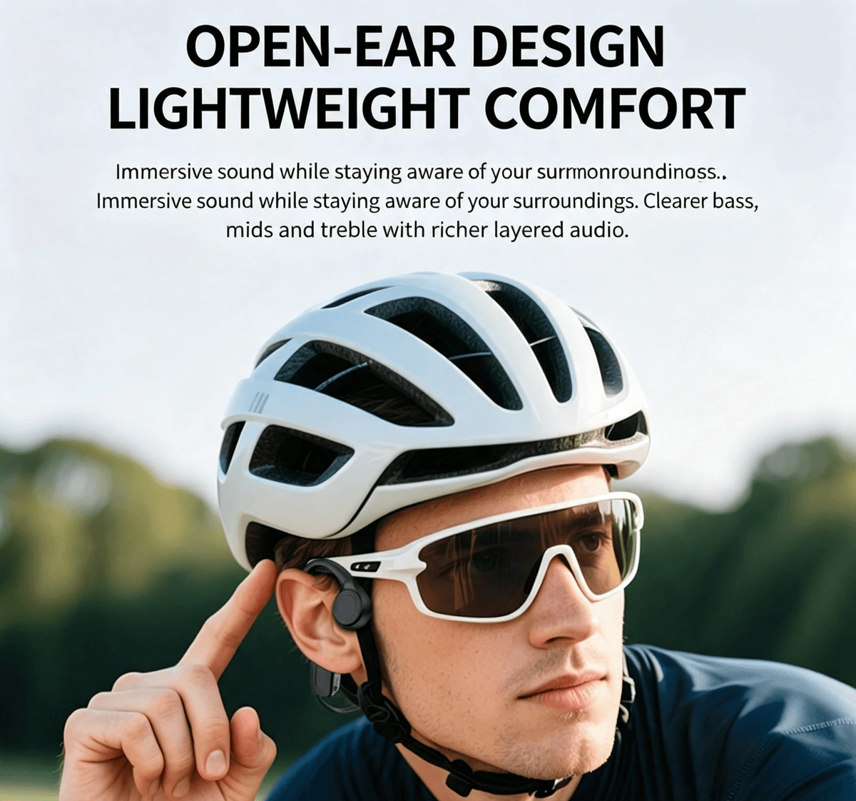 X57 True Bone Conduction Bluetooth Headphones